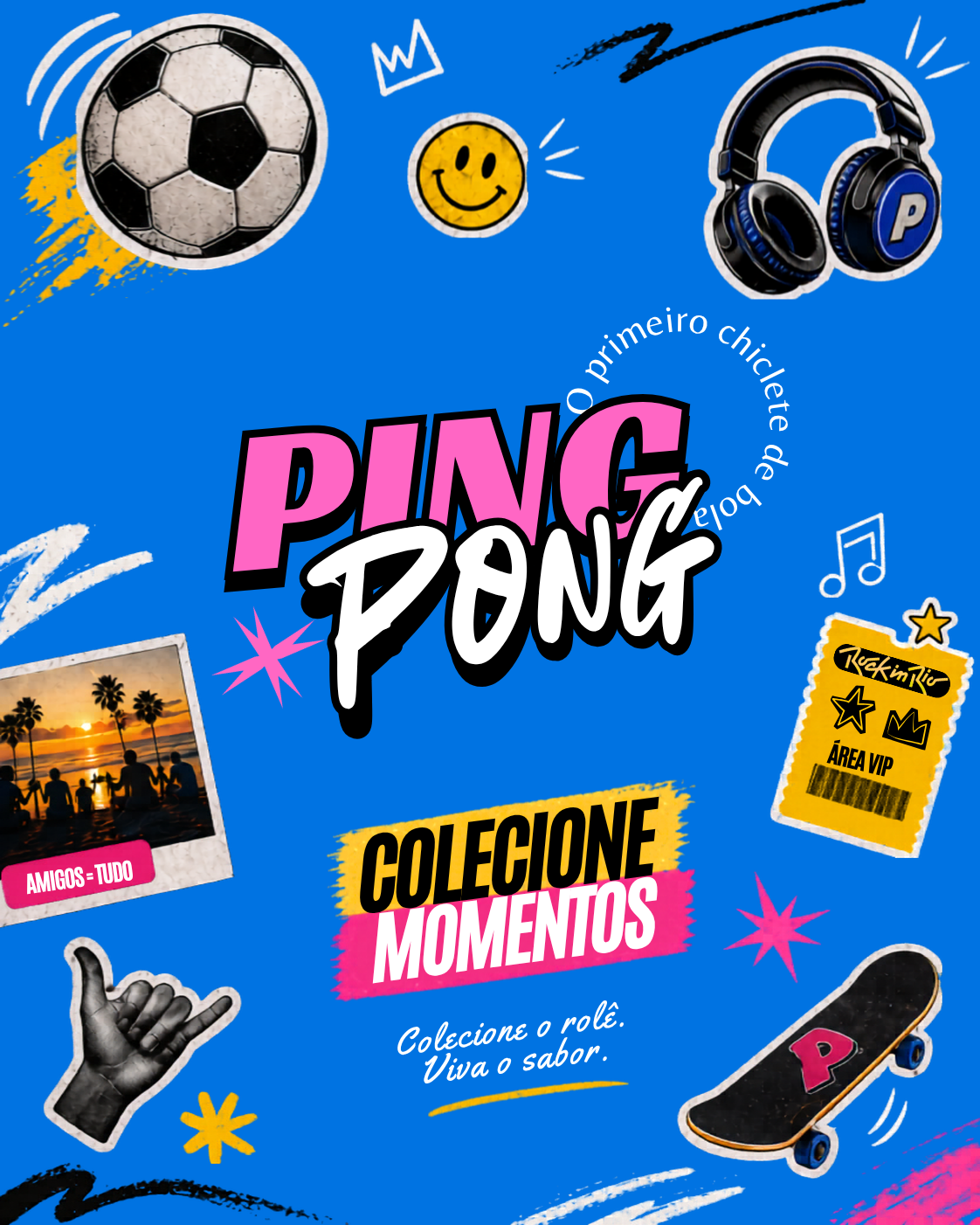 Key Visual Ping Pong com stickers