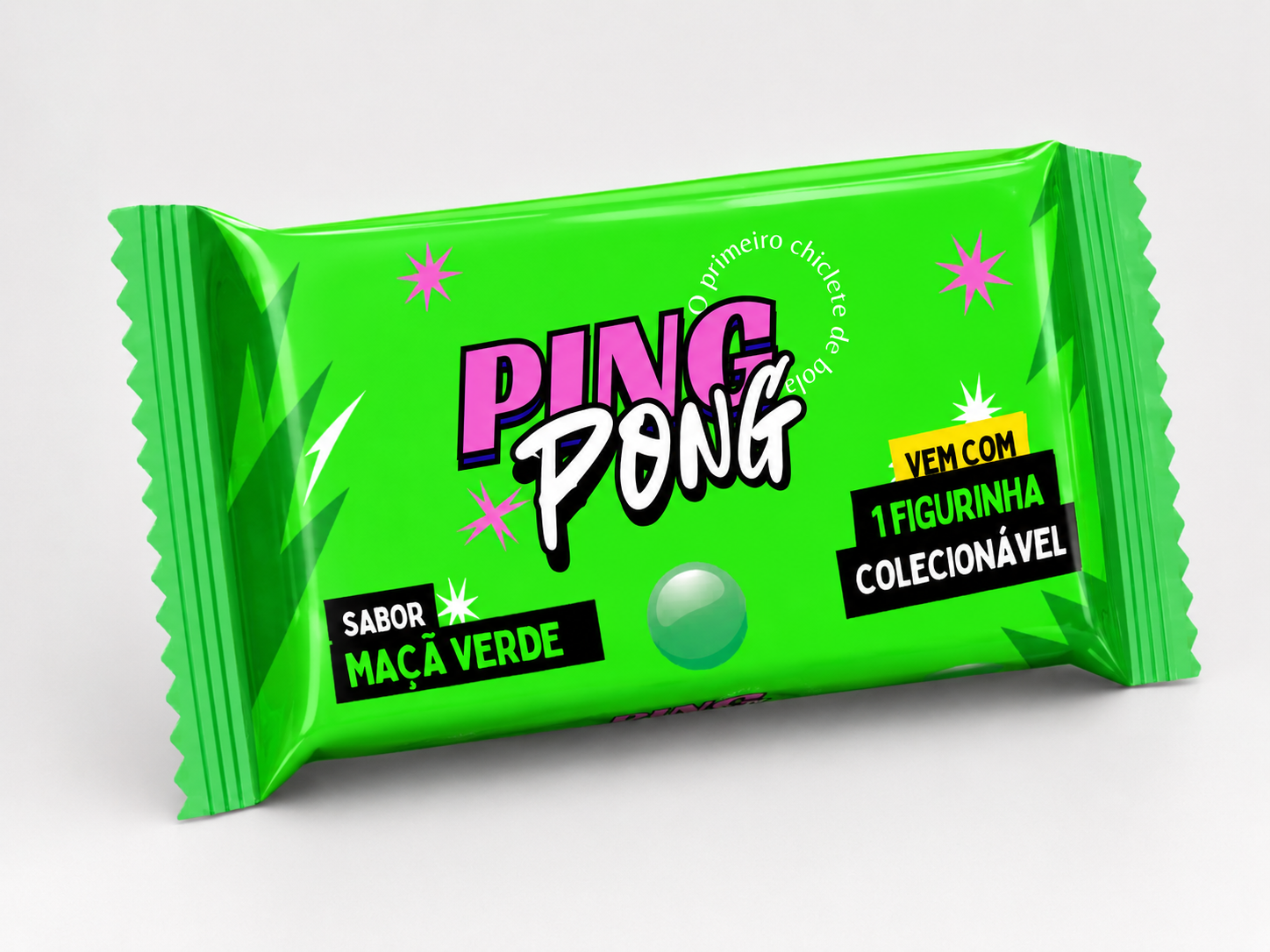 Ping Pong Maçã Verde